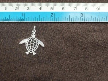 925 Sterling Silver Turtle Pendants 20x23mm.P