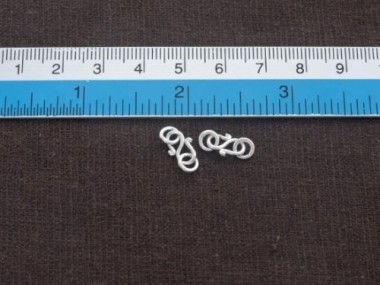 Karen Hill Tribe Silver Clasps 9mm.