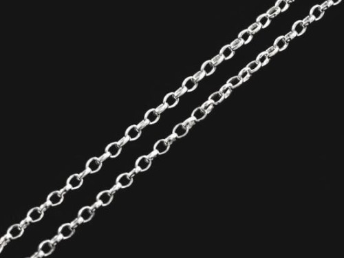 30 inches of 925 Sterling Silver Oval Chain 1.6x2.2 mm.