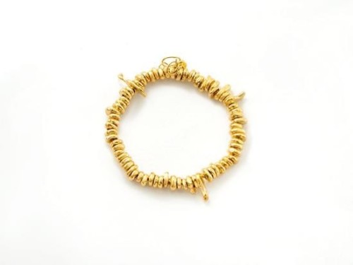 50 of Karen hill tribe Silver Gold Vermeil Style Irregular Beads 3 - 5 mm.