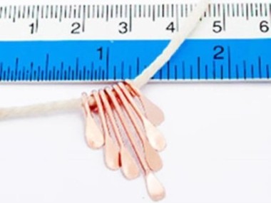 925 Sterling Silver Rose Gold Vermeil Style Bar Charms 12-26 mm.